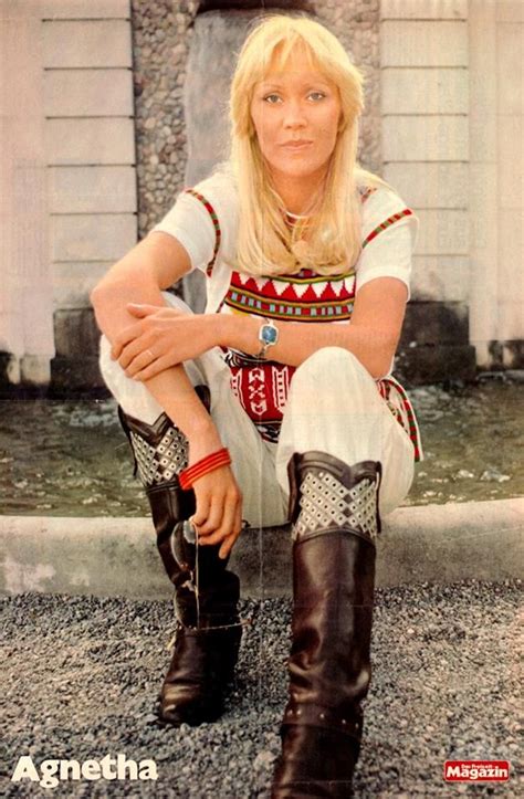 Abba Posing In The Parc Of Drottningholm Palace In Stockholm An