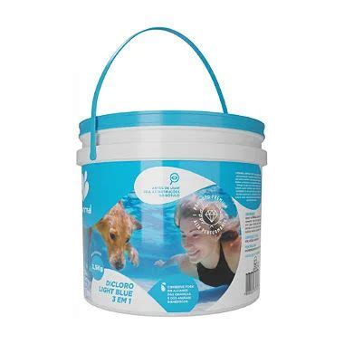 CLORO MONTREAL DICLORO LIGHT BLUE 3 EM 1 Balde 2 5KG Duchatsch Piscinas