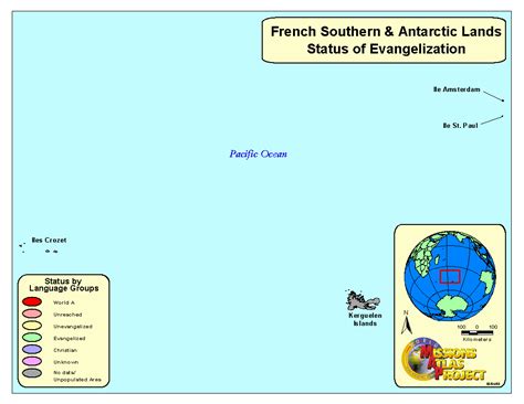 French Southern, and Antarctic lands - WORLDMAP.ORG