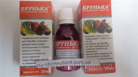 Инсектоакарицид — фунгицид Брунька (20мл) — эффективное средство для ...