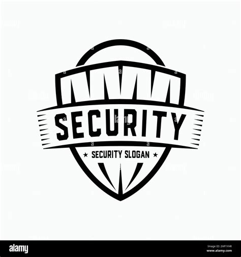 Logotipo Del Escudo De Seguridad Vector E Ilustraciones Imagen Vector