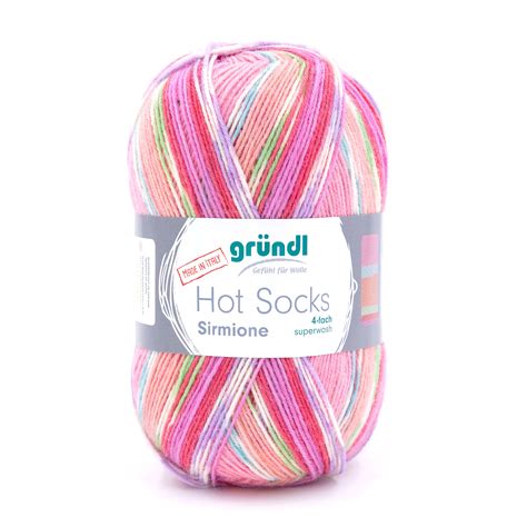 Gründl Wolle Hot Socks Sirmione g oleander multicolor kaufen