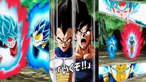 Nuevo Lr Goku Blue Kaioken Y Vegeta Blue Evolution SÚper Ataques Dragon Ball Z Dokkan Battle