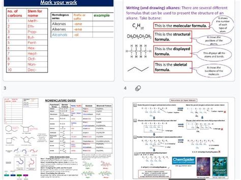 10 Organic Chemistry Pearson Ib Chemistry Lesson Powerpoints Whole