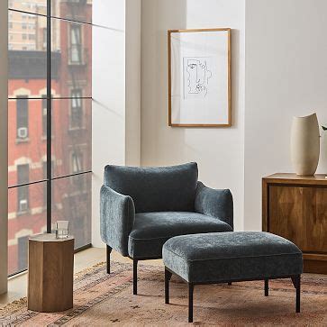 Penn Chair & Ottoman Set | West Elm