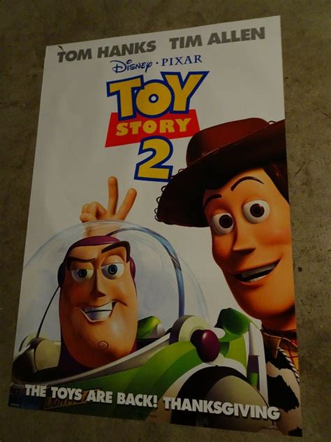 TOY STORY 2 - MOVIE POSTER WITH WOODY AND BUZZ LIGHTYEA