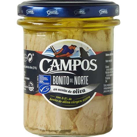 Comprar Bonito Del Norte En Aceite De Oliva Tarro 130 G Neto Escurrido