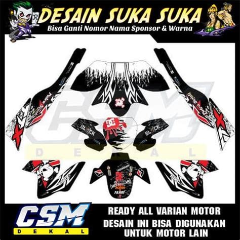 Jual Dekal Decal Motor Vixion Nvl Nva Stiker Sticker Striping