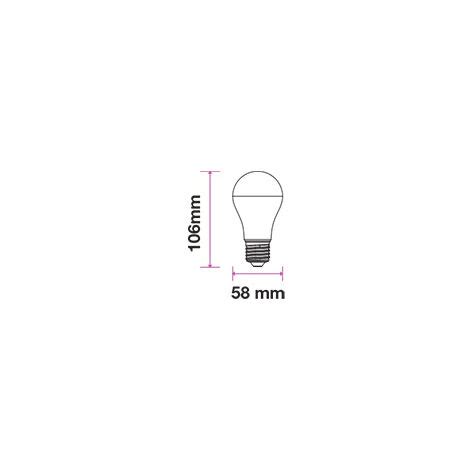 V Tac Pro Vt Lampadina Led Chip Samsung E W A A Bianco Caldo