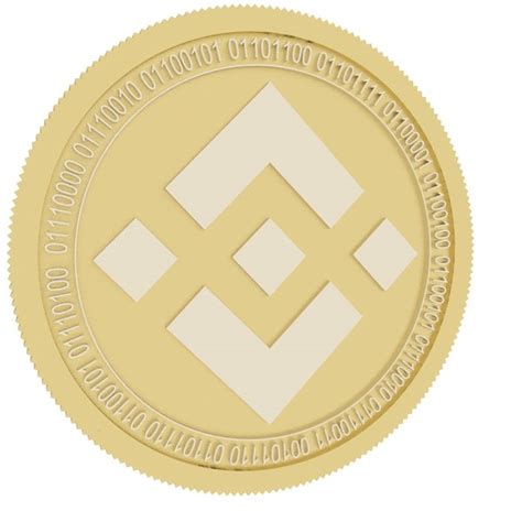 Modelo D Moneda Binance Moneda De Oro Turbosquid