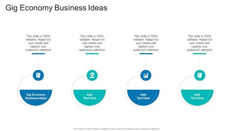 Gig Economy Business Ideas In Ppt Powerpoint Presentation Slide