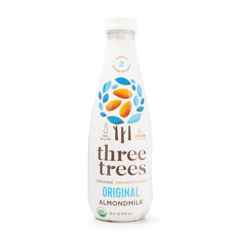 Get Three Trees Unsweetened Almond Milk Original Delivered Weee