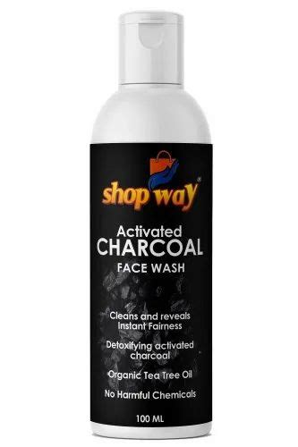 Shopway Herbal Activated Charcoal Face Wash For External Use Only