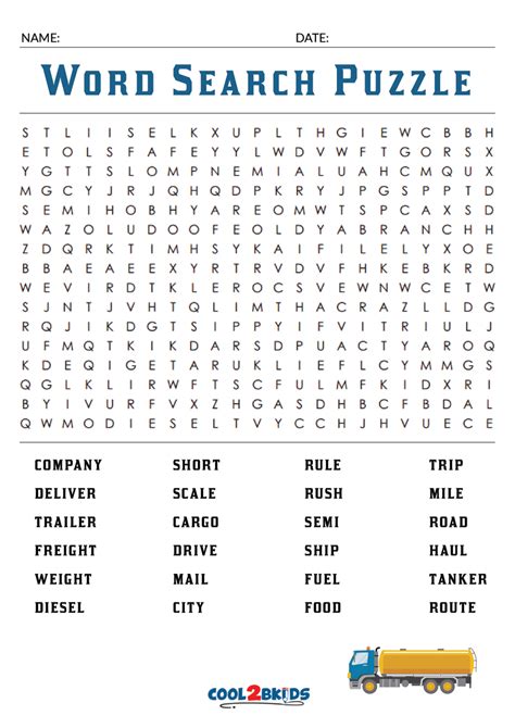 Free Printable Word Search Puzzles Printable Large Print Word