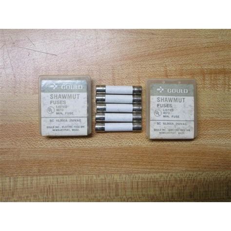 Gould Shawmut Ferraz Mersen Gab34 Fuse Cross Ref 5lar1 White Pack Of