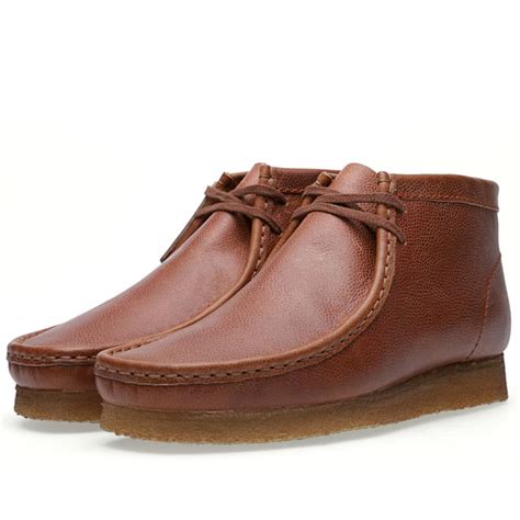 Clarks Originals x Horween Leather Company Wallabee Boot Tan Grain Leather | END.