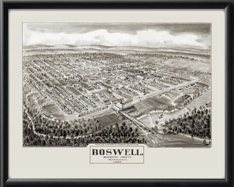 Boswell PA 1905 | Vintage City Maps