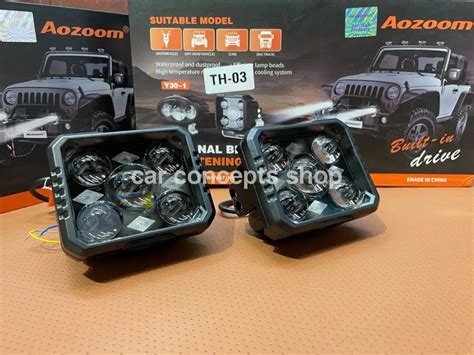 aozoom th03 5 lens auxiliary external bifocal pod lights y30-2 64w ...