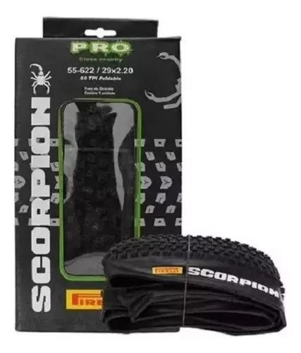 Pneu Pirelli 29x2 20 Scorpion Pro Kevlar Mtb Sem Arame Cor Preto