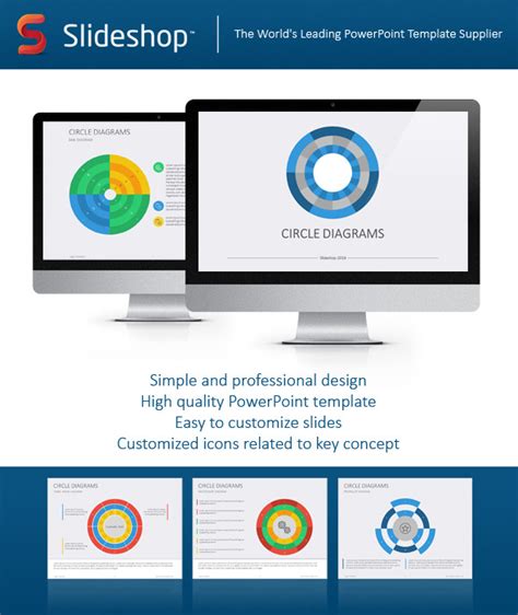 Discover Circle Diagram Flat InfographicNow Your Number One