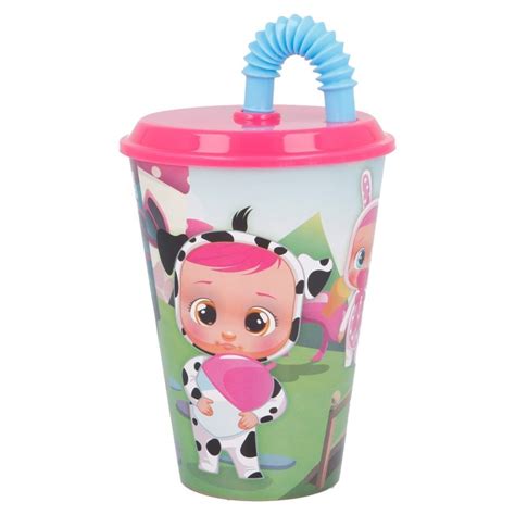 Kubek ze słomką CRY BABIES430ml Stor Sklep EMPIK