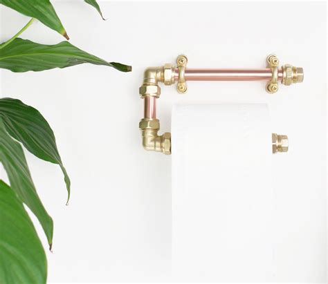 Industrial Copper and Brass Bathroom Set - Proper Copper Design