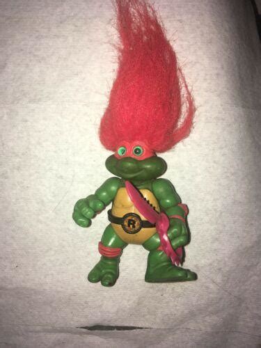 Tmnt Troll Raph Ninja Turtles Raphael Rare Vintage With Weapon