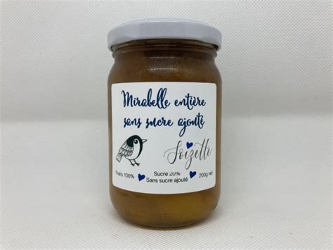 Mirabelle Enti Re Sans Sucre Ajout Soizette