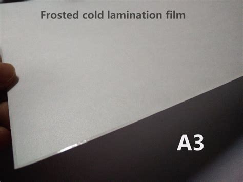 A3 Pvc Self Adhesive Cold Lamination Film With Fro Grandado