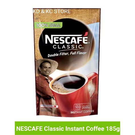 Nescafe Classic Instant Coffee 185g Shopee Philippines