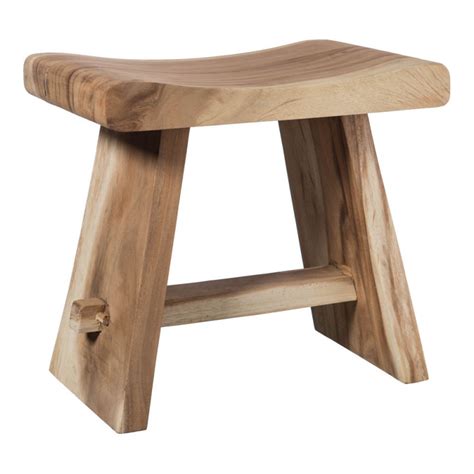 Tabouret De Bar Bois Brut Design Sans Dossier CDC Design