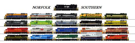 Norfolk Southern Heritage Units by Tractor-Drawn-Aerial on DeviantArt