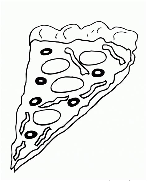 Dibujos De Pizzas Para Colorear Descargar E Imprimir Colorear Imágenes