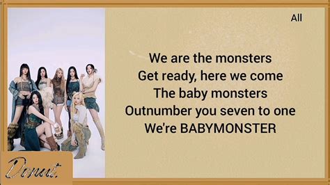 BabyMonster MONSTERS Intro Lyrics YouTube