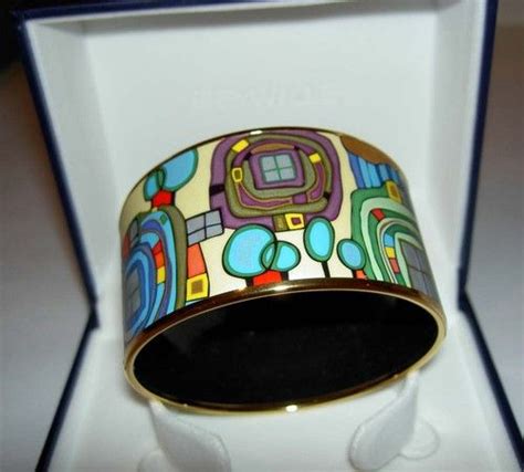 Authentic Frey Wille Hommage à Hundertwasser Méditerranée Diva Bangle