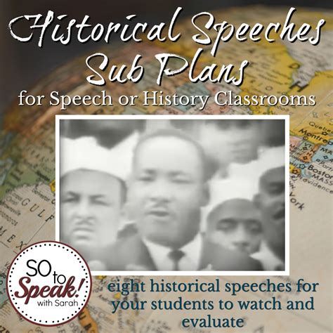 Famous Speeches of History Lesson | Famous speeches, History lessons ...