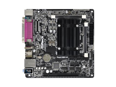 Asrock J B Itx Mini Itx Motherboard With Integrated Intel Celeron