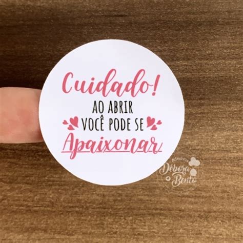 Adesivos Cuidado Ao Abrir Voc Vai Se Apaixonar