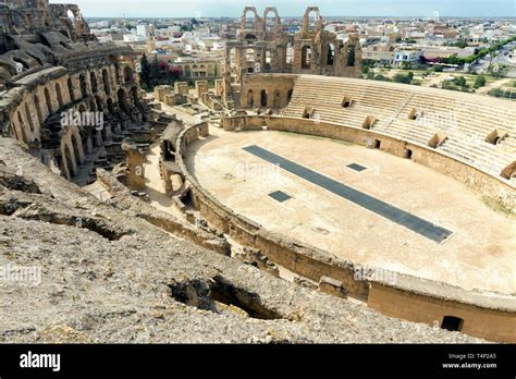 File The Amphitheatre Of El Jem Built Around Ad In Off