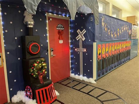 Polar Express Door Decorating In Door Decorations Classroom