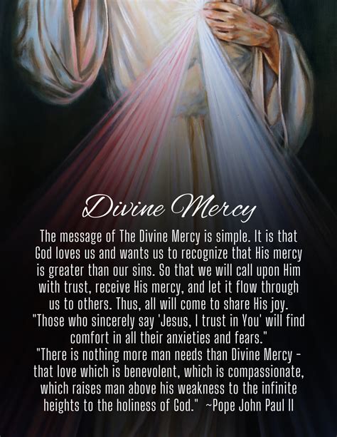 Divine Mercy — St Francis De Sales Catholic Parish