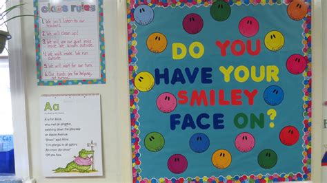 Prek My Style Smiley Face Bulletin Board