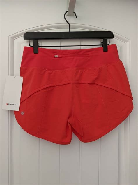 Lululemon Nwt Speed Up Mr Short 4 Lined 4 6 8 10 12 14 Carnation Red