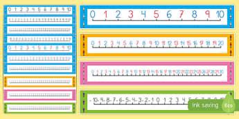 Recta numérica 1º de Primaria Matemáticas Twinkl