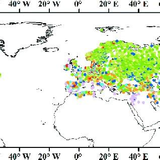 Spatial Distribution Of The Relative Bias I E Bias Fused Snow Depth