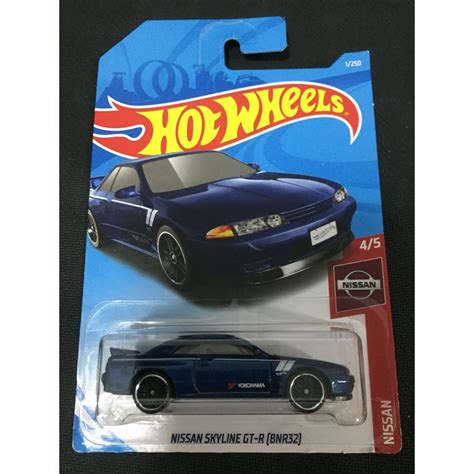 風火輪 hot wheels 日產 Nissan w天際線 skyline gt r gtr r32 bnr32 普卡 蝦皮購物