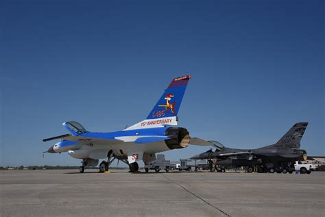 World War Ii Ace Joe Foss Celebrated With Blue 75th Anniversary F 16