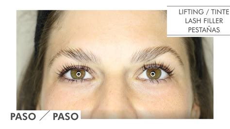 Lifting de pestañas tinte lash filler pestañas perfectas paso a