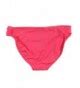 Apt Ruched Side Tab Swim Bikini Bottom For Women Pink CZ HK Z XL