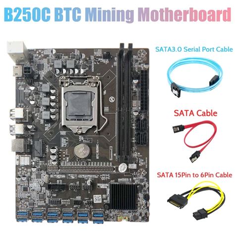 B C Miner Motherboard Sata Serial Port Cable Sata Pin To Pin